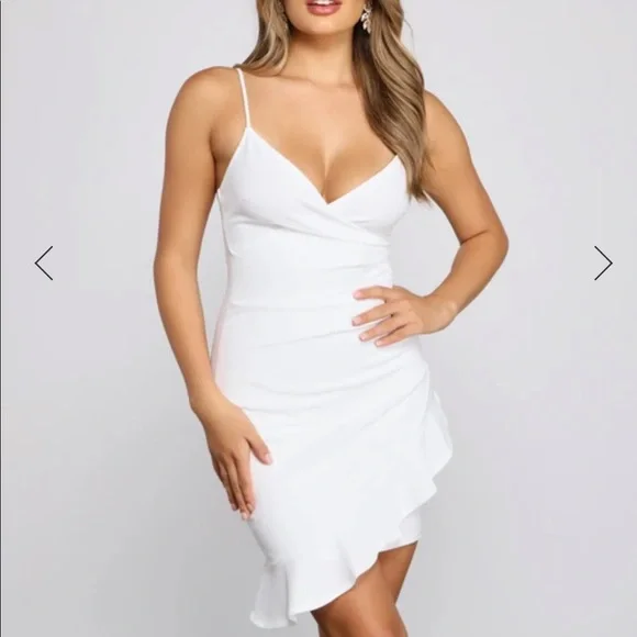 Windsor Mini Dress | Sz: S | Color: White Windsor Mini Dress | Sz: S | Color: White